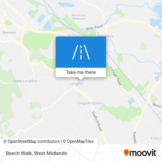 Beech Walk map