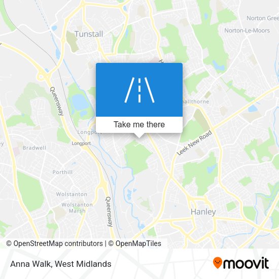 Anna Walk map