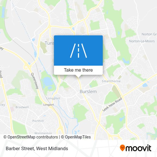 Barber Street map