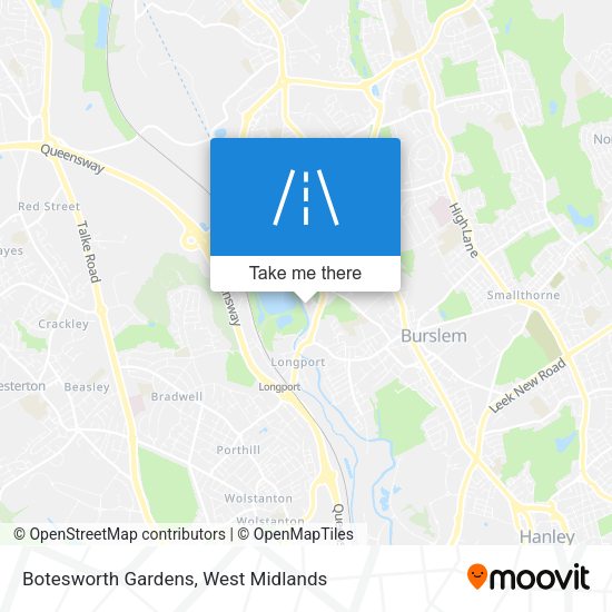 Botesworth Gardens map
