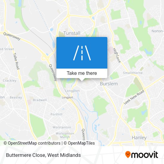 Buttermere Close map