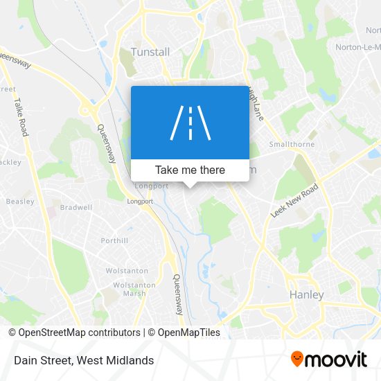 Dain Street map