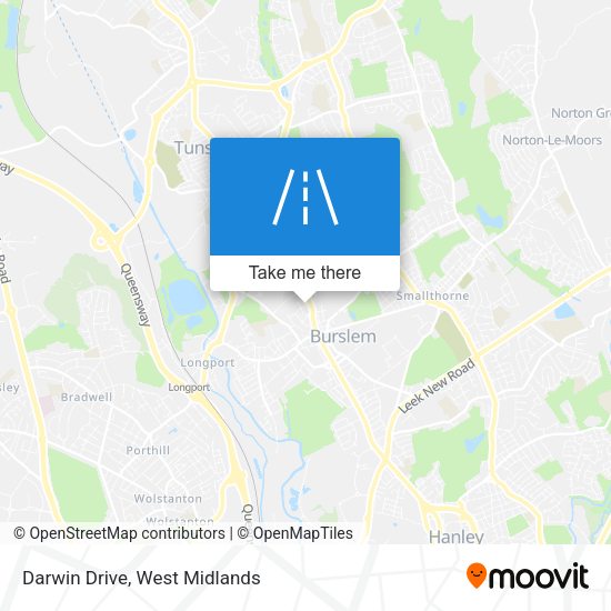 Darwin Drive map