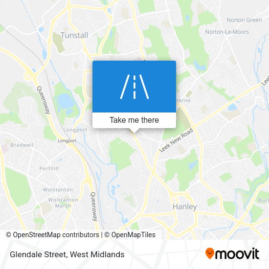 Glendale Street map