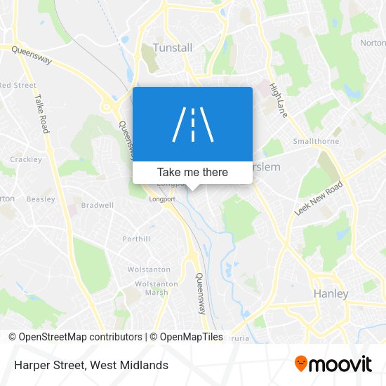 Harper Street map