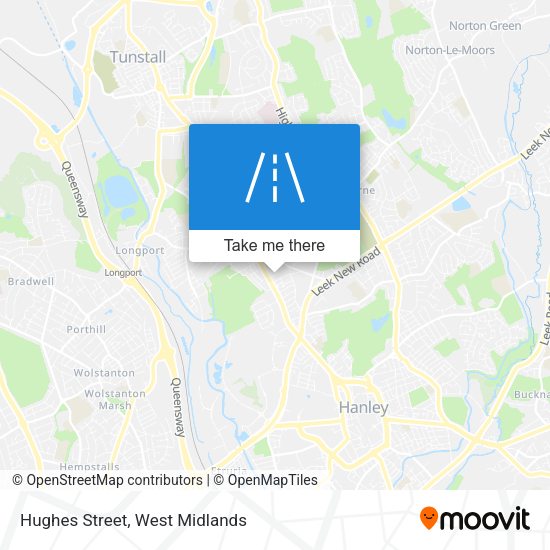 Hughes Street map