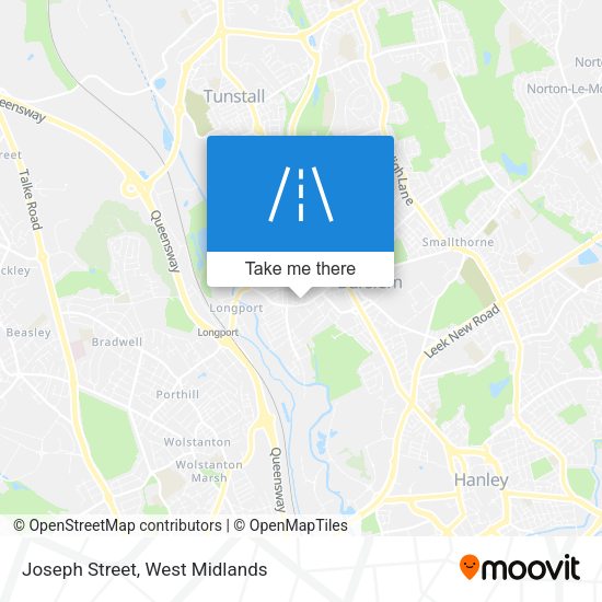 Joseph Street map