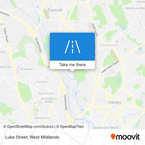Luke Street map