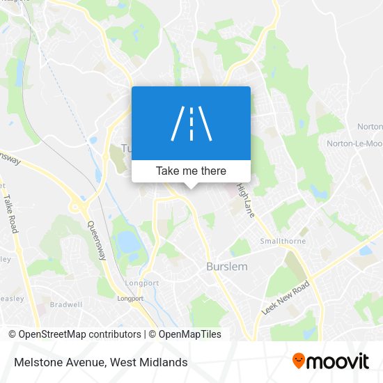 Melstone Avenue map