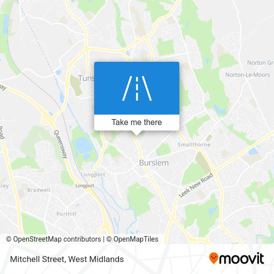 Mitchell Street map