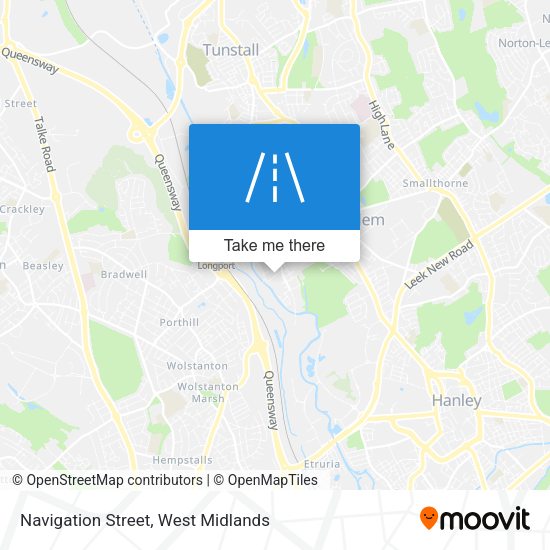 Navigation Street map