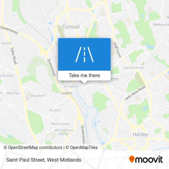 Saint Paul Street map