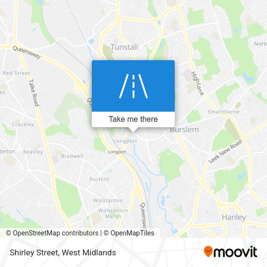 Shirley Street map