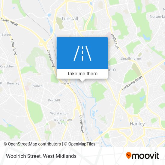 Woolrich Street map