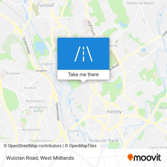 Wulstan Road map