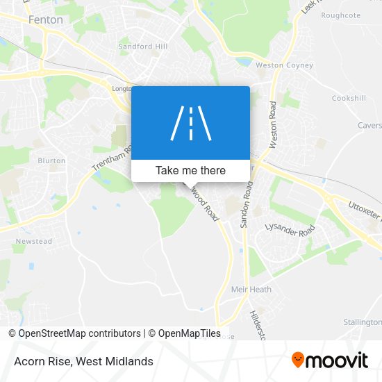 Acorn Rise map