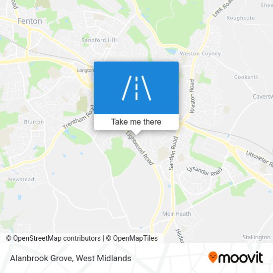 Alanbrook Grove map