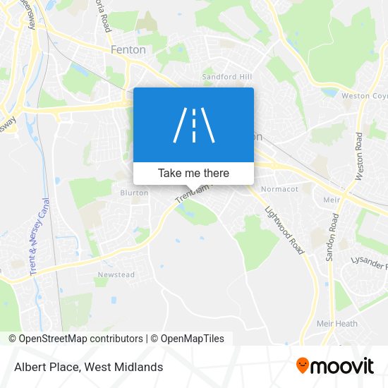 Albert Place map