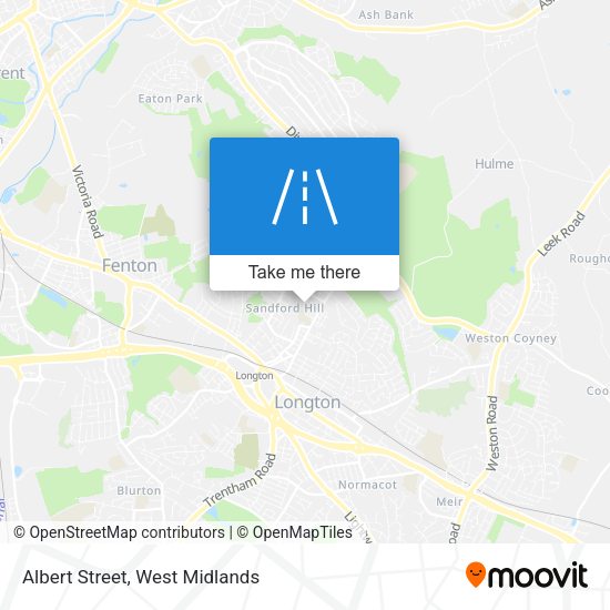 Albert Street map