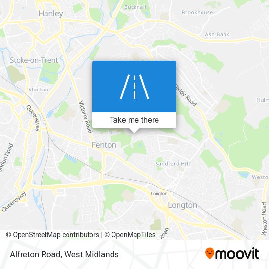 Alfreton Road map