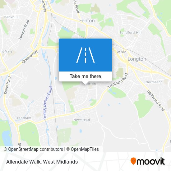 Allendale Walk map