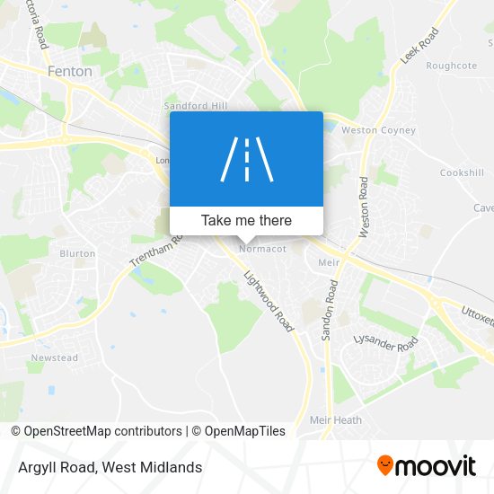 Argyll Road map