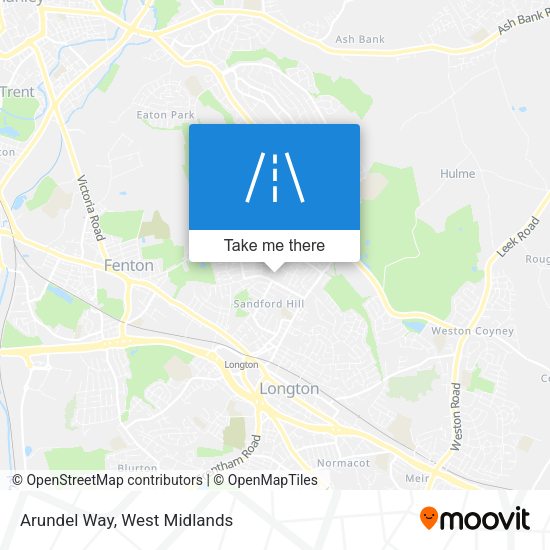 Arundel Way map