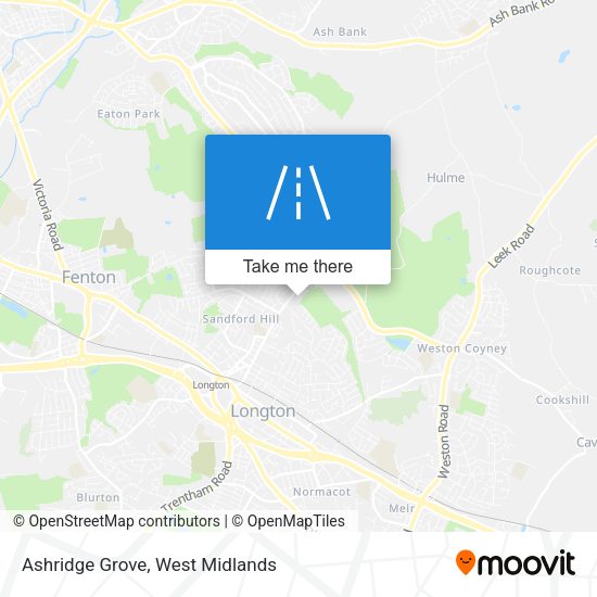 Ashridge Grove map