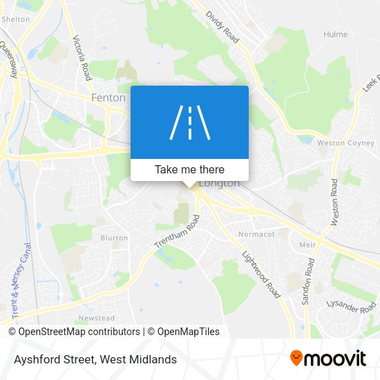 Ayshford Street map