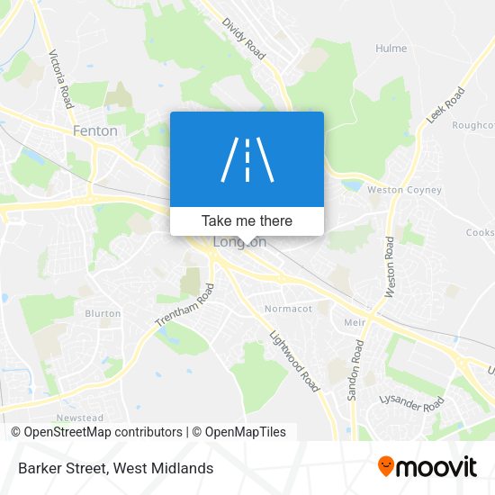 Barker Street map