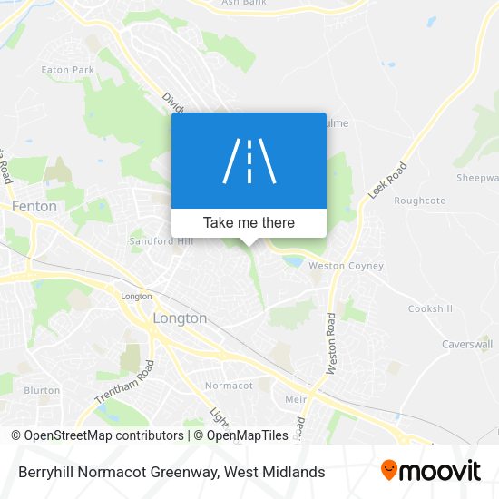 Berryhill Normacot Greenway map