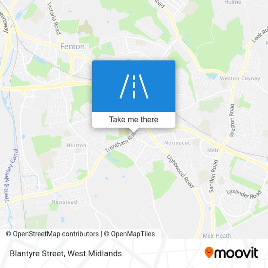 Blantyre Street map
