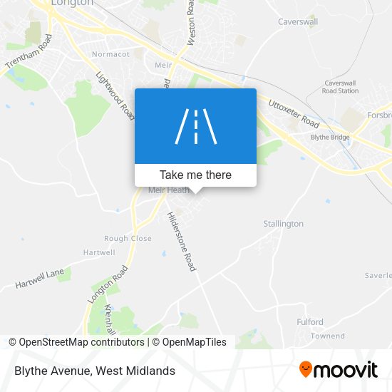 Blythe Avenue map