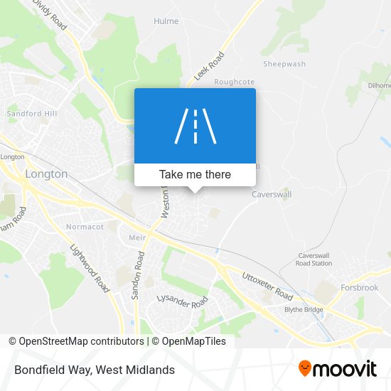 Bondfield Way map