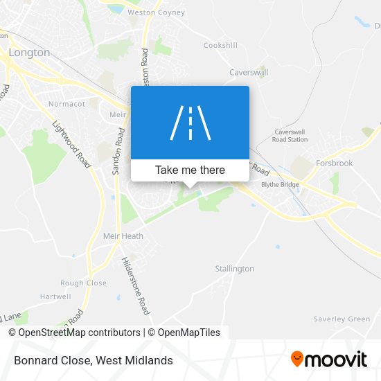 Bonnard Close map