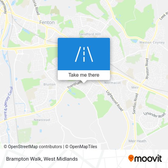 Brampton Walk map