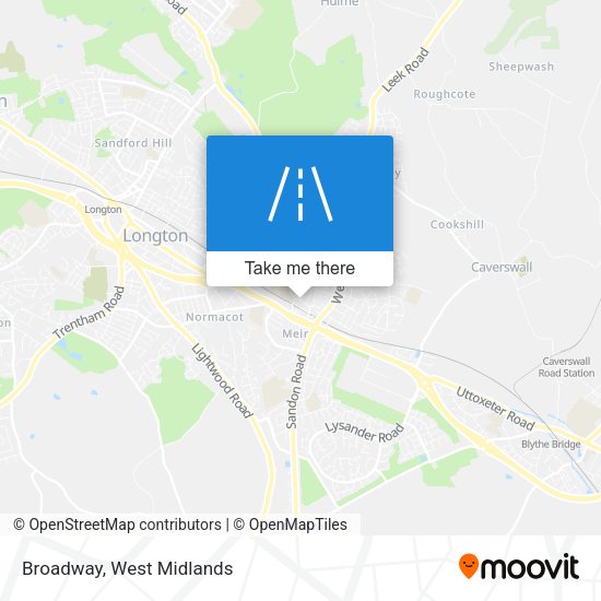 Broadway map