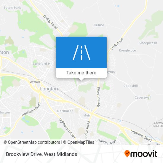 Brookview Drive map