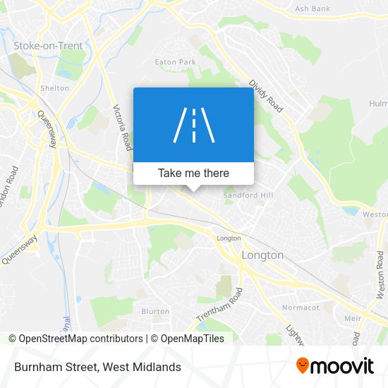 Burnham Street map