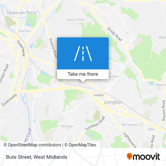 Bute Street map