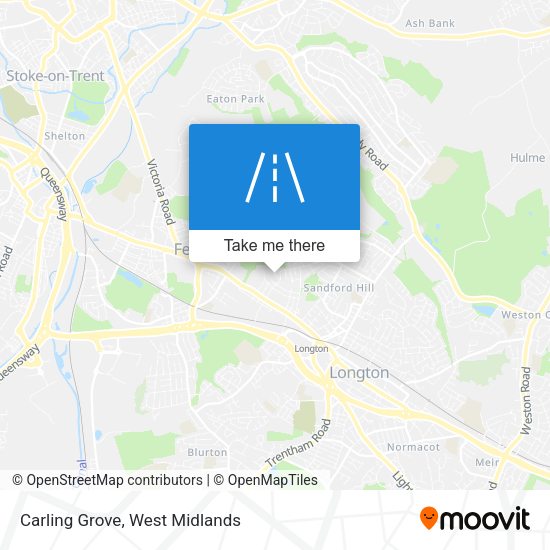 Carling Grove map