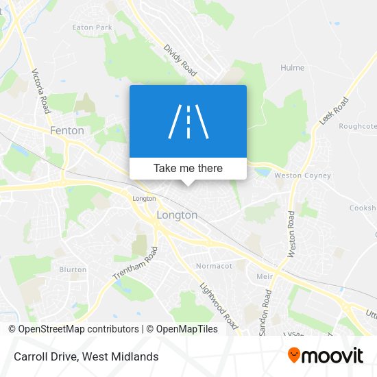 Carroll Drive map