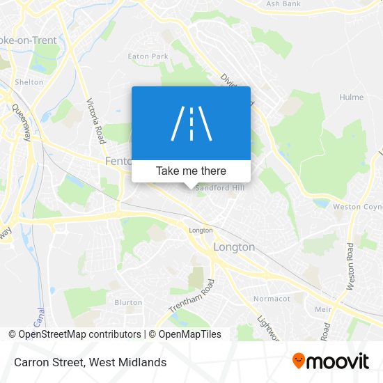 Carron Street map