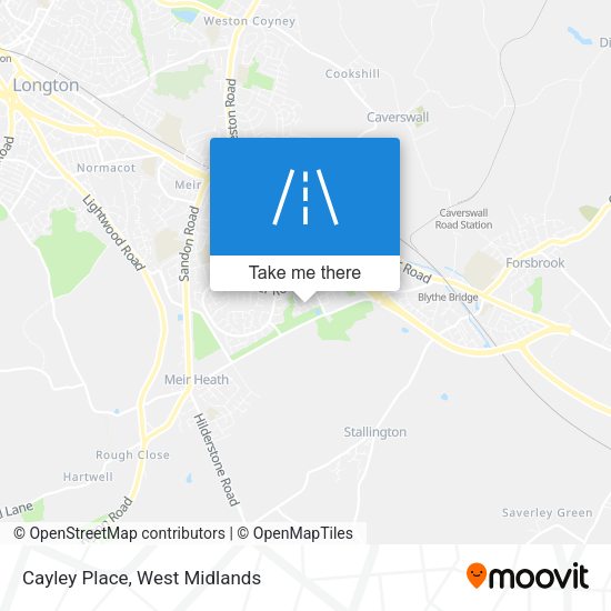 Cayley Place map