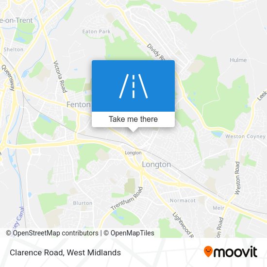 Clarence Road map