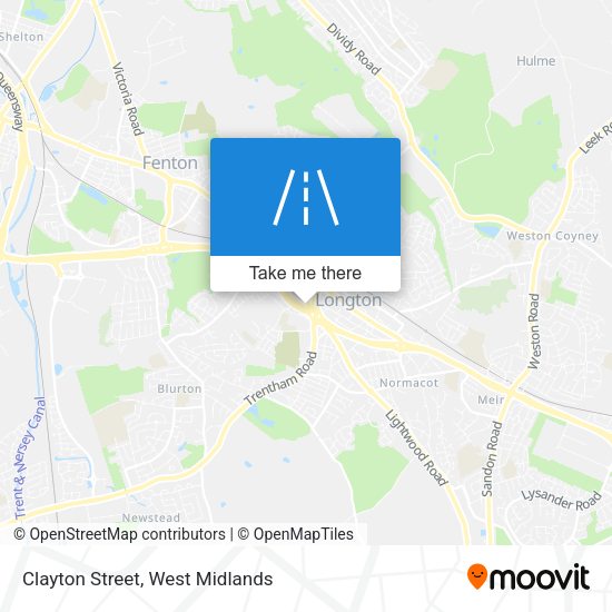Clayton Street map