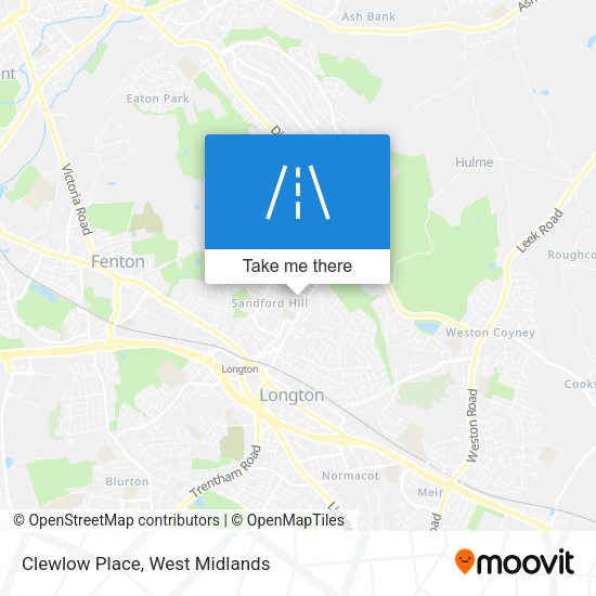 Clewlow Place map