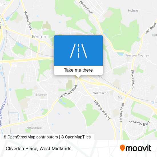 Cliveden Place map