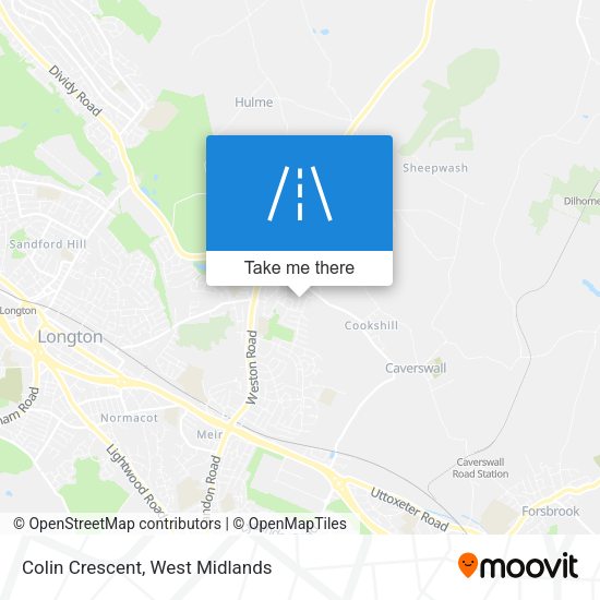 Colin Crescent map