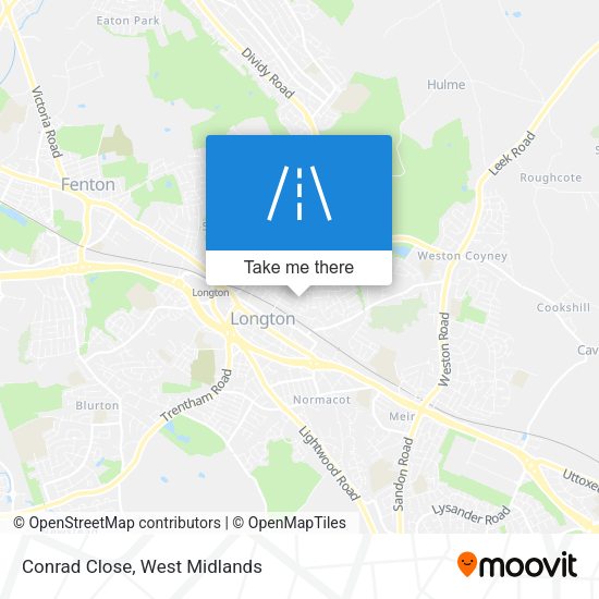 Conrad Close map